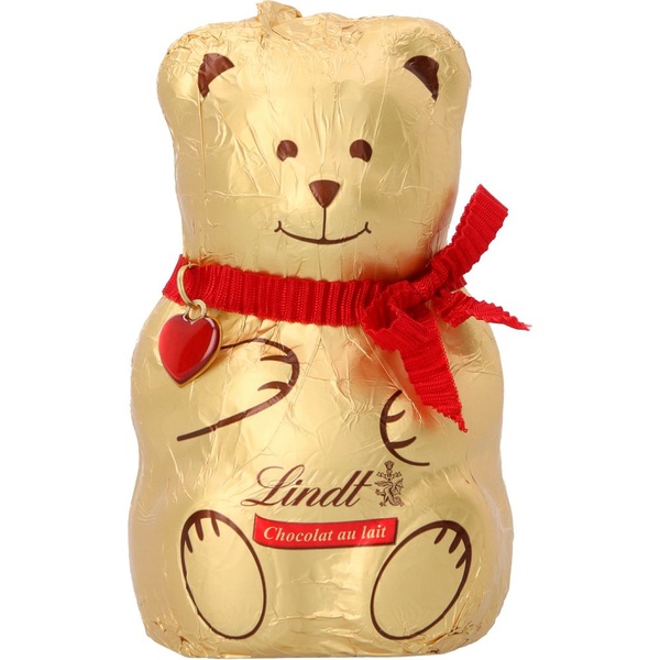 Lindt chocolade teddy voorkant