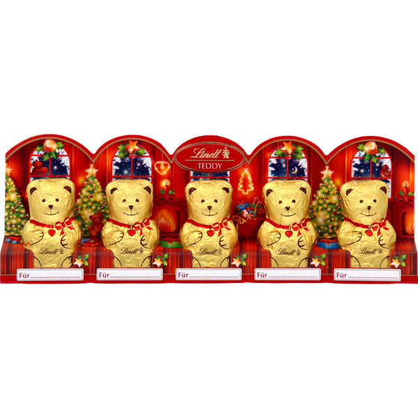 Lindt Chocolade Teddy milk mini voorkant