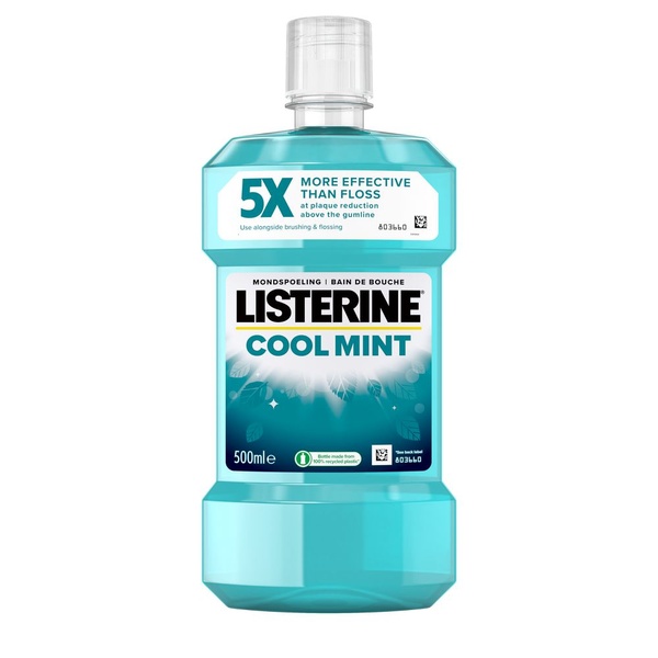 Listerine mondwater cool mint voorkant