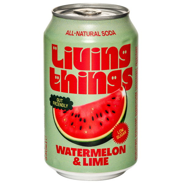Living Things Watermelon & lime prebiotic voorkant