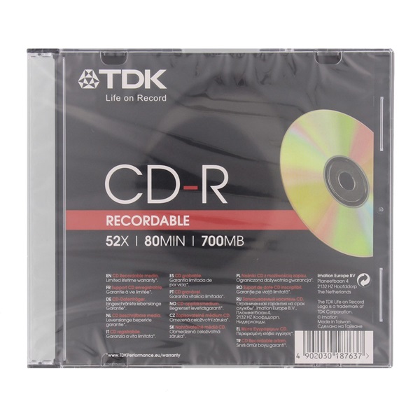 Lokaal CD-R Emtec voorkant