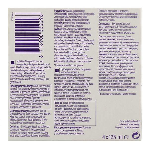 Lokaal Compact Mokka 4x200 ml achterkant