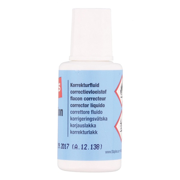 Lokaal Correctievloeistof achterkant