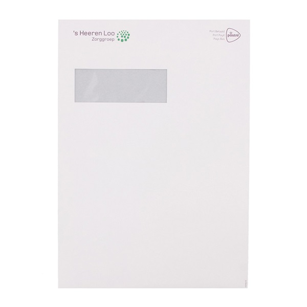 Lokaal Envelop A4 MV Doos voorkant