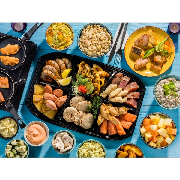 Lokaal gourmetpakket vis menu voorkant