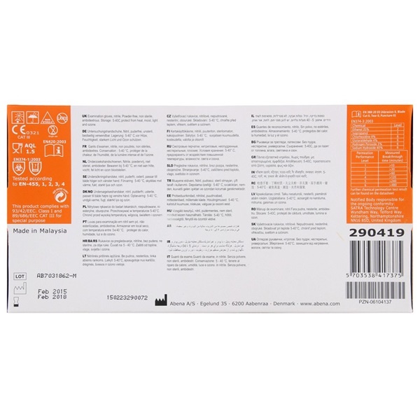 Lokaal Handschoenen M achterkant