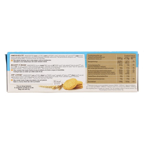 Lokaal Haverkoekjes achterkant