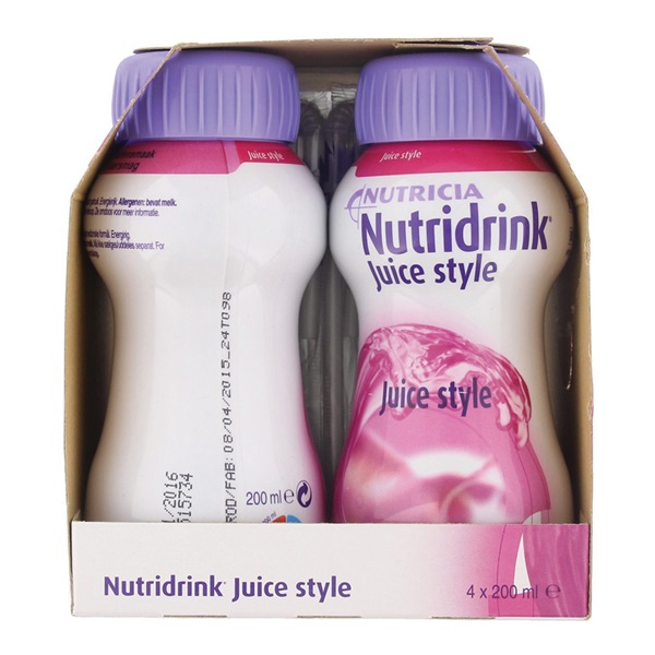 Lokaal Juice Style Bosvruchten 4x200 ml achterkant