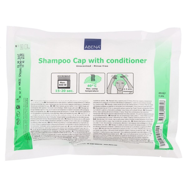 Lokaal Shampoo cap Met Conditioner achterkant