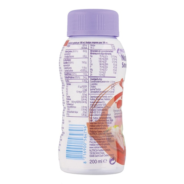 Lokaal Smoothie Rode Vruchten achterkant