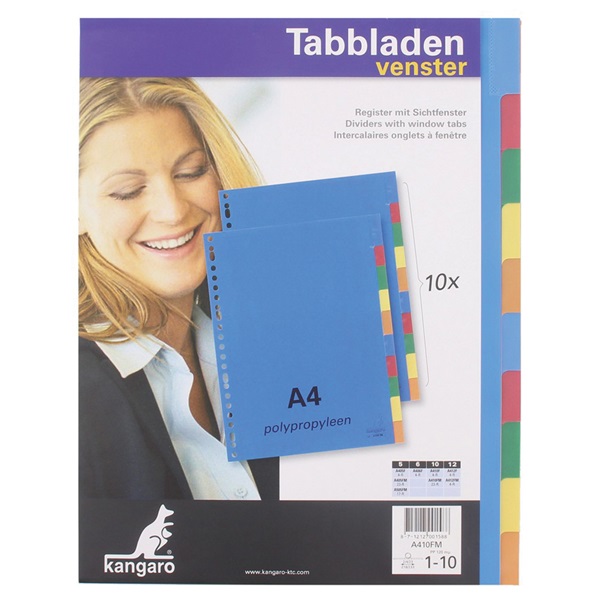 Lokaal Tabblad 10 dellig 23 rings voorkant