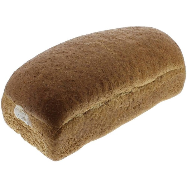 Lokale Bakker boeren fijn volkoren heel gesneden voorkant