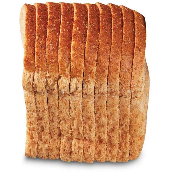 Lokale Bakker boeren volkoren fijn half voorkant