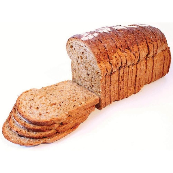 Lokale Bakker ikb het beste bruin heel gesneden voorkant