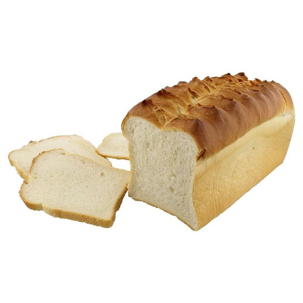 Lokale Bakker knip wit Heel voorkant