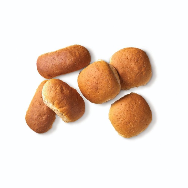 Lokale Bakker zachte puntjes volkoren voorkant