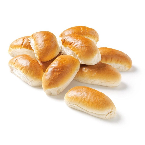 Lokale Bakker zachte puntjes wit voorkant