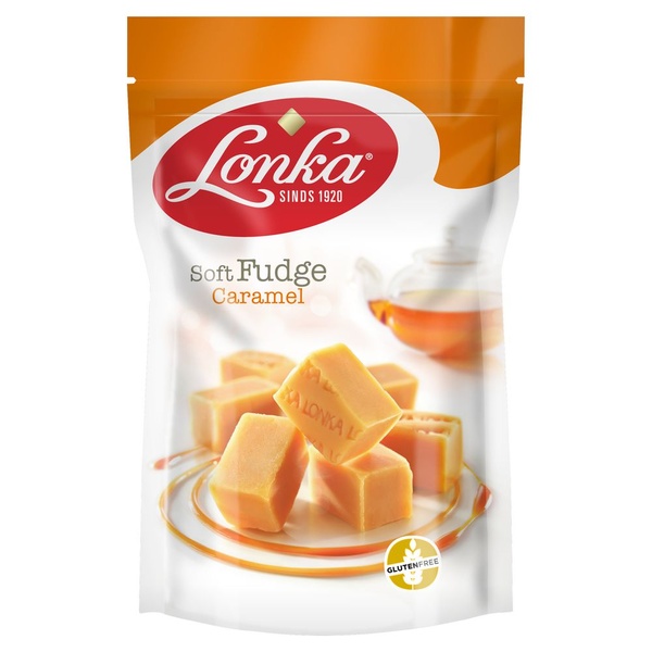 Lonka fudge caramel voorkant