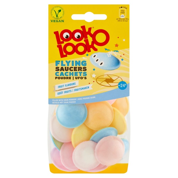 Look-O-Look flying saucers voorkant