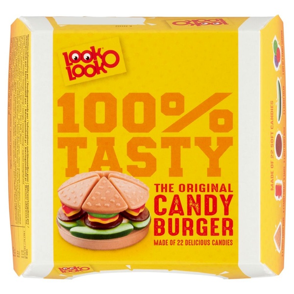 Look-O-Look mini cake burger achterkant