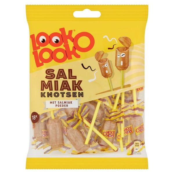 Look-O-Look salmiakknotsen salmiak voorkant