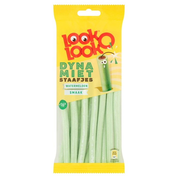 Look-O-Look snoep dynamietstaafje watermeloen achterkant