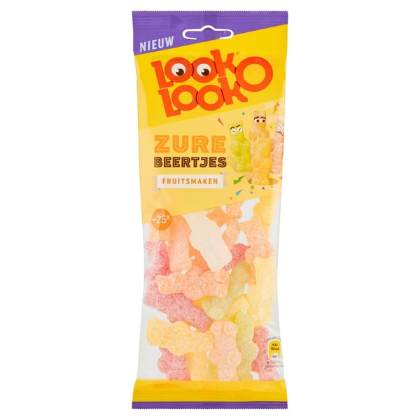 Look-O-Look Zure beertjes fruitsmaken achterkant