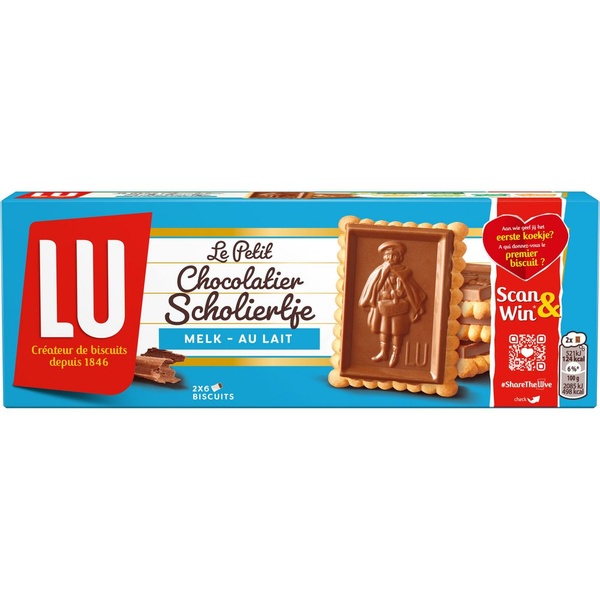 Lu Scholiertje Melk
 voorkant