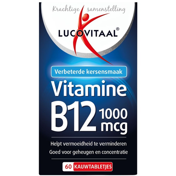 Lucovitaal Vitamine B12 1000 mcg voorkant