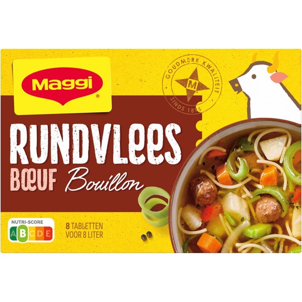 Maggi bouillon rund voorkant