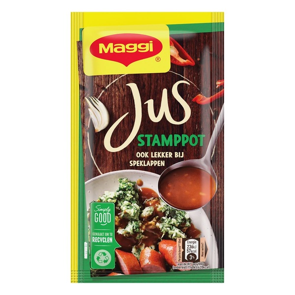 Maggi jus stamppot voorkant
