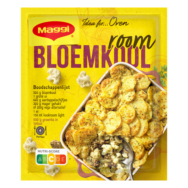 Maggi Maggi Kruidenmix Ovenschotel Bloemkool Room voorkant