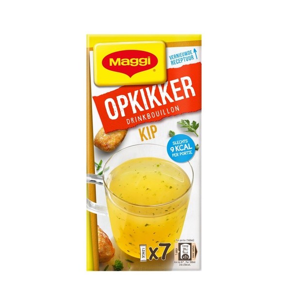 Maggi opkikker kip voorkant