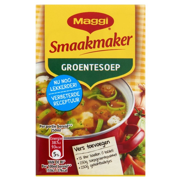 Maggi smaakmaker soep groente voorkant