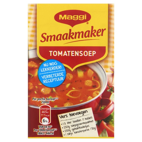 Maggi smaakmaker soep tomaat voorkant