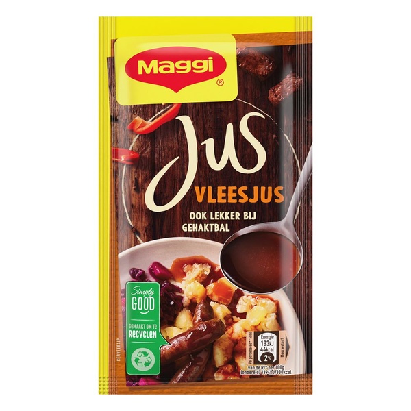 Maggi vleesjus voorkant