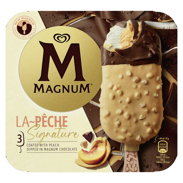 Magnum Magnum La Peche 3x90ml voorkant