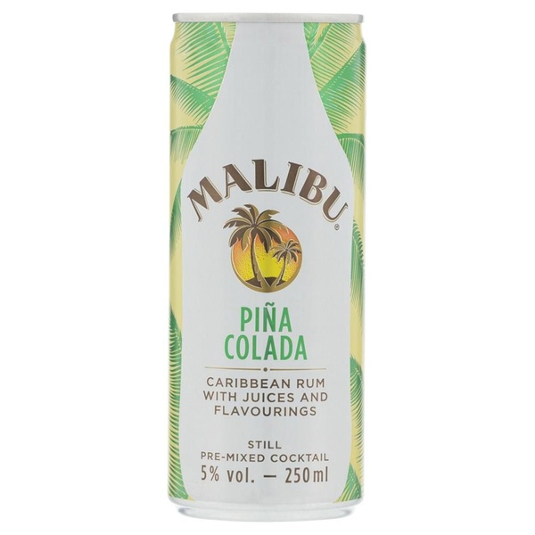 Malibu pina colada voorkant
