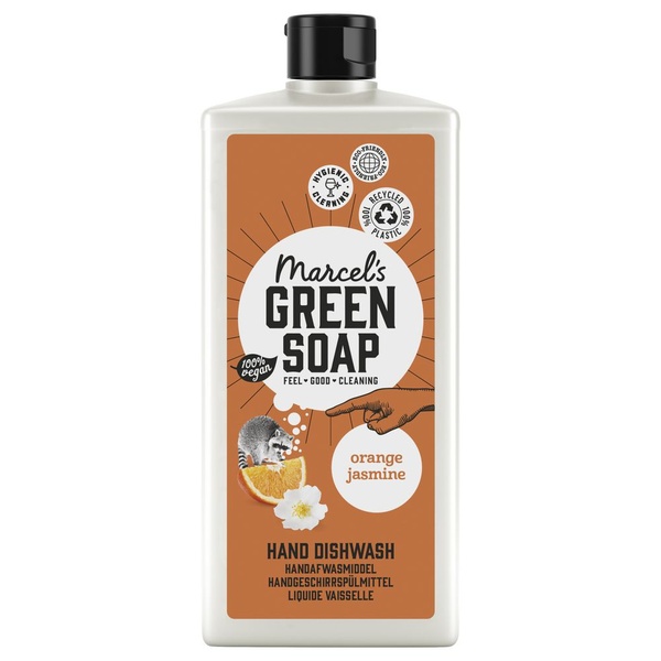 Marcel's Green Soap afwasmiddel sinaasappel jasmijn voorkant