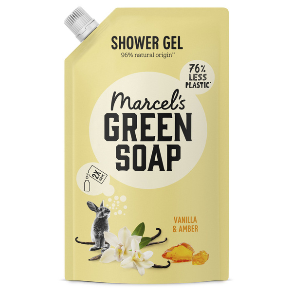 Marcel's Green Soap Showergel Vanilla & Amber voorkant