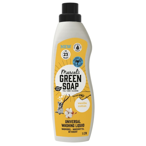 Marcel's Green Soap wasmiddel vanilla cotton voorkant