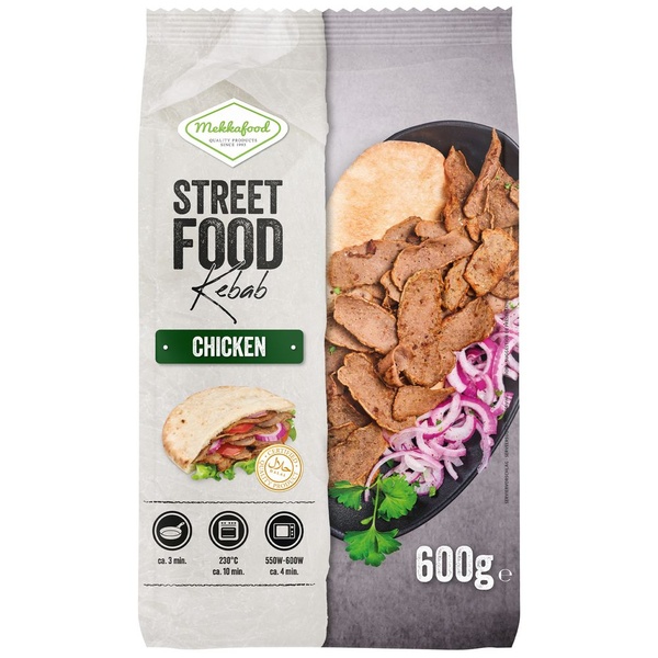 Mekkafood kip kebab voorkant