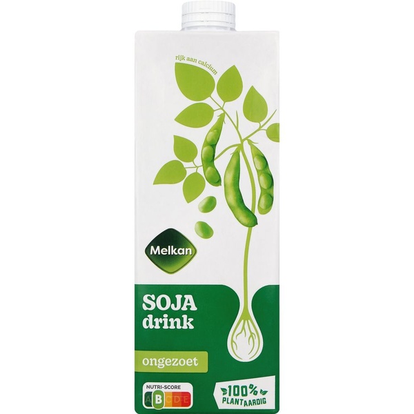Melkan drink soya ongezoet voorkant