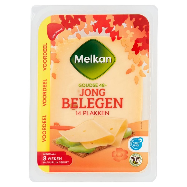 Melkan kaas jong belegen voorkant