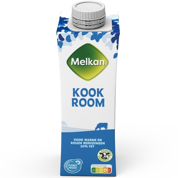 Melkan kookroom  20% voorkant