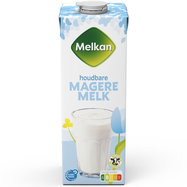 Melkan magere houdbare melk voorkant