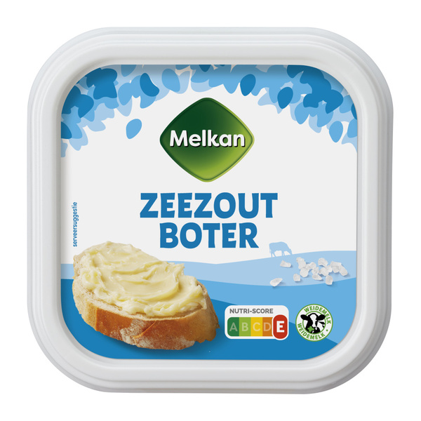 Melkan Melkan Boter Zeezout Weideboter voorkant