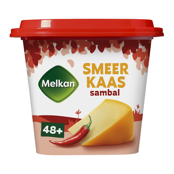 Melkan Melkan Smeerkaas Sambal 48+ voorkant