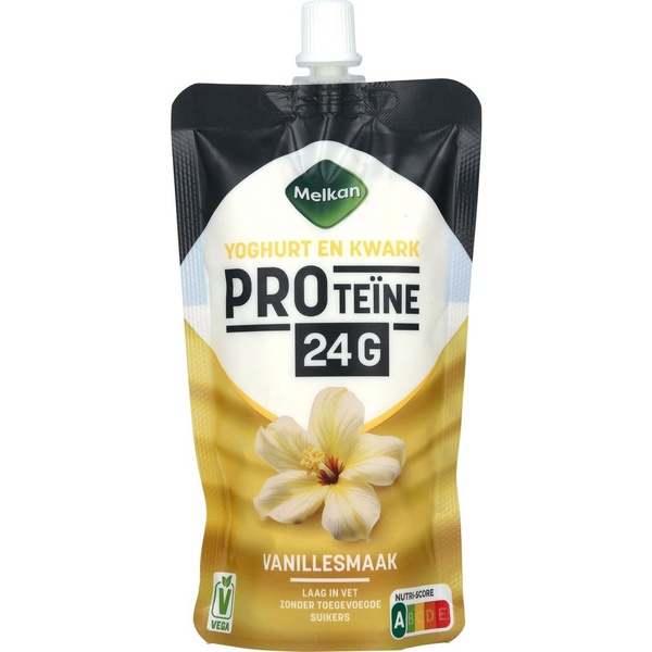 Melkan pouch protein vanille voorkant