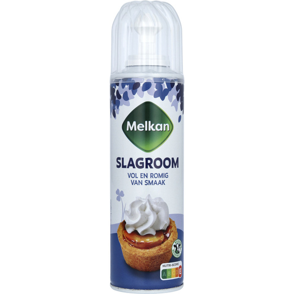 Melkan Slagroom 250 gram voorkant
